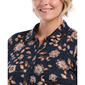Plus Size Rafaella® Long Sleeve Floral Button Front Blouse - image 4