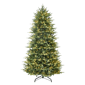 Puleo International 6.5ft. Pre-Lit Fraser Fir Slim Christmas Tree - image 1