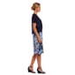 Womens Perceptions Short Sleeve Eyelet Jacket Dress - image 3