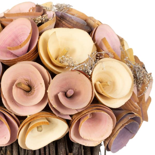 Northlight Seasonal Wooden Artificial Floral Spring Bouquet