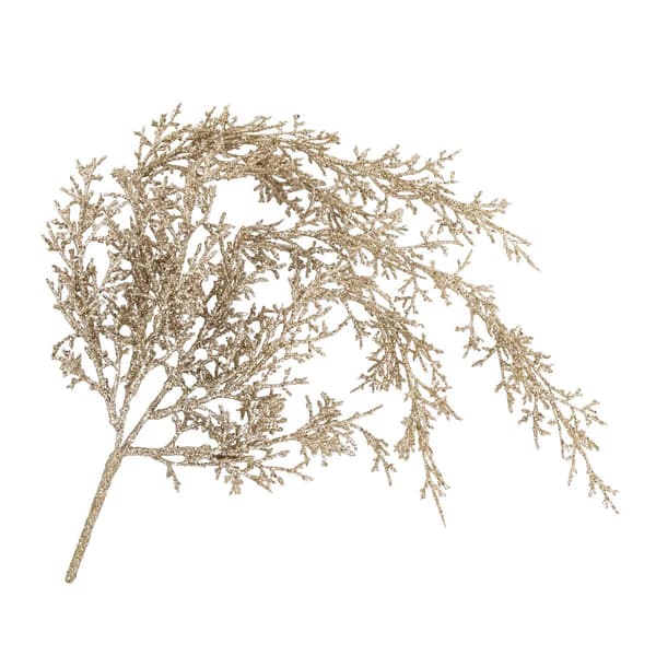 Northlight Seasonal 24in. Golden Glittered Pine Christmas Spray