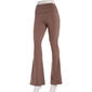 Juniors No Coment Fleece Back Fold Over Waist Flare Leggings - image 1