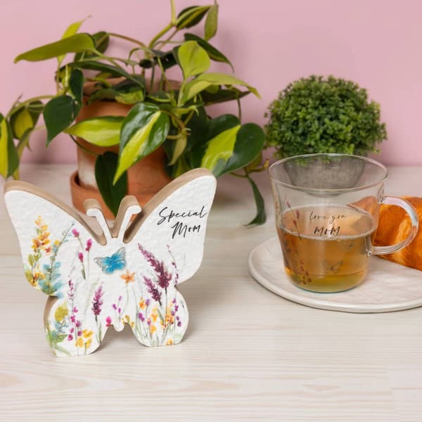 Pavilion Meadows of Joy Mom Butterfly Plaque