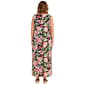Plus Size MSK Sleeveless Floral Three Ring Maxi Dress - image 4