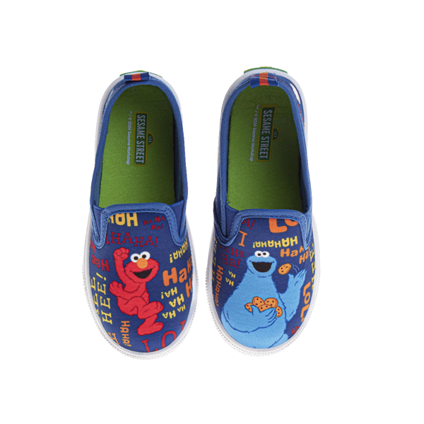 Little Kids Sesame Street® Elmo & Cookie Monster Slip-On Sneakers - image 
