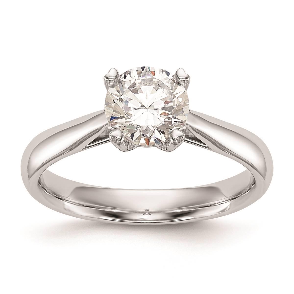 Pure Fire White Gold Lab Grown Diamond 1ctw. Engagement Ring