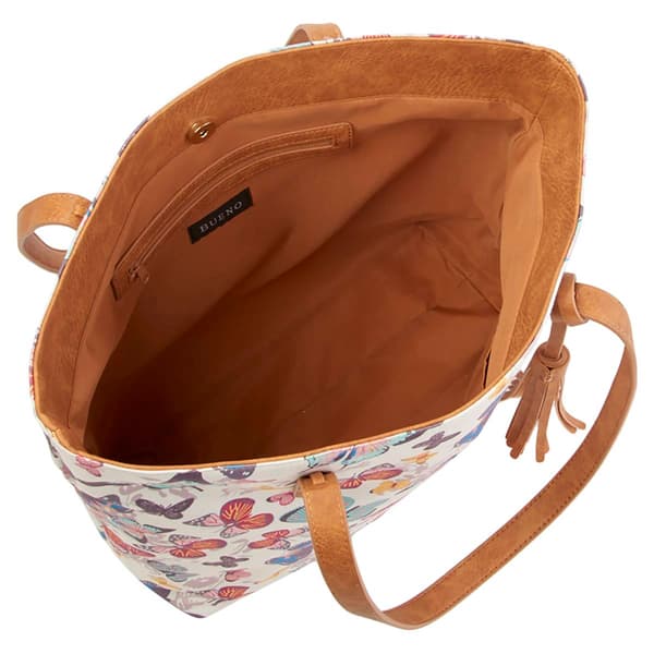 Bueno Canvas Butterfly Tassel Tote