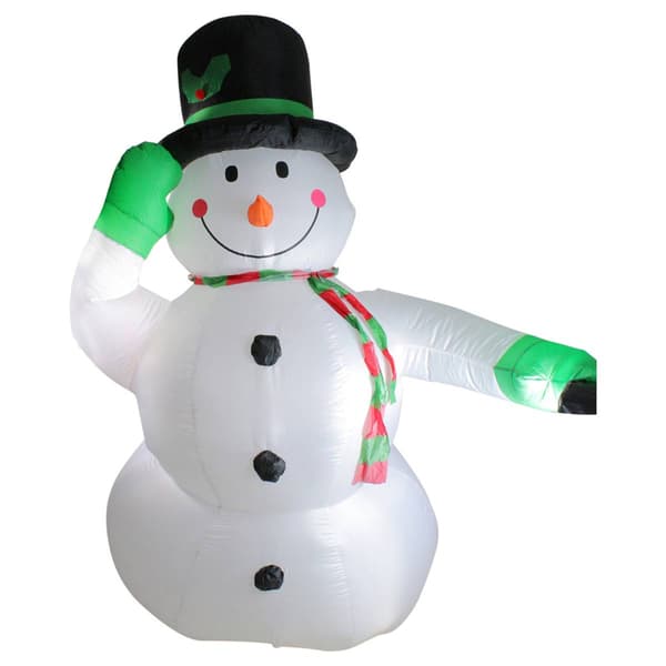 Northlight LED Inflatable Snowman Outdoor Christmas Decor - image 