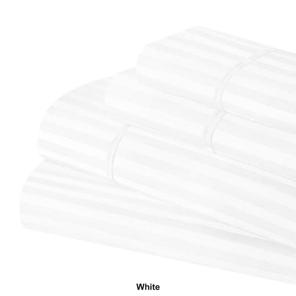 Superior Egyptian Cotton 600 Thread Count Stripe Sheet Set