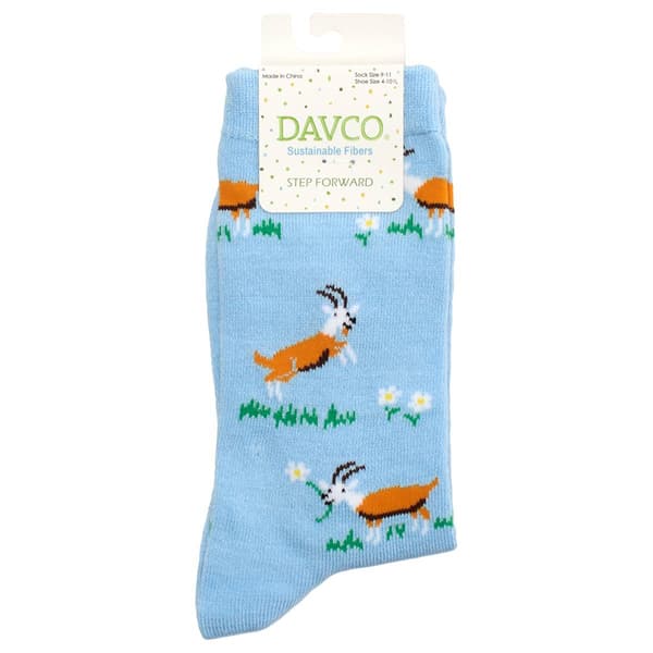 Womens Davco(R) Goats Crew Socks