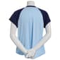 Womens Tru Self Short Sleeve Baseball Tee - image 2