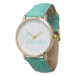 Womens Olivia Pratt Je Taime Leather Strap Watch - 13444