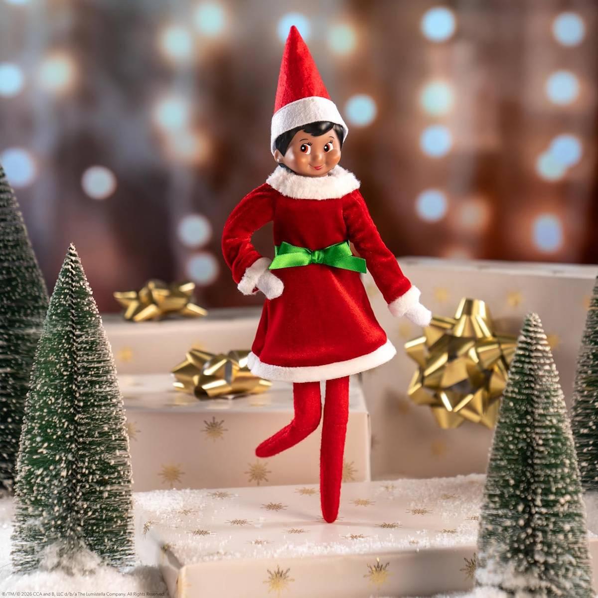 The Elf on the Shelf(R) Claus CoutureSleighing as Santa Party Dress