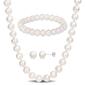 Gemstone Classics&#40;tm&#41; Freshwater Cultured Pearl 3pc. Necklace Set - image 1