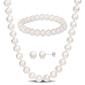 Gemstone Classics&#40;tm&#41; Freshwater Cultured Pearl 3pc. Necklace Set - image 1