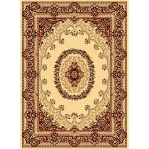 Rugs America&#40;tm&#41; New Vision Kerman Rectangle Area Rug - Cream - image 