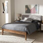 Baxton Studio Leyton Mid-Century Wood Queen Platform Bed - image 1