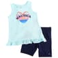 Girls &#40;4-6x&#41; Nautica Heart Tank Top & Bike Shorts Set - image 1