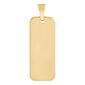 Gold Classics&#40;tm&#41; Yellow Gold Solid Long Flat Bar Charm Pendant - image 1