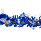 Northlight 50ft. Blue & Silver Menorah Hanukkah Tinsel Garland - image 4