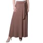 Petite NY Collection Pull-On Solid Tie Waist Sash Belt Skirt - image 1