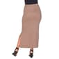 Womens 24/7 Comfort Apparel Side Slit Maxi Skirt - image 2