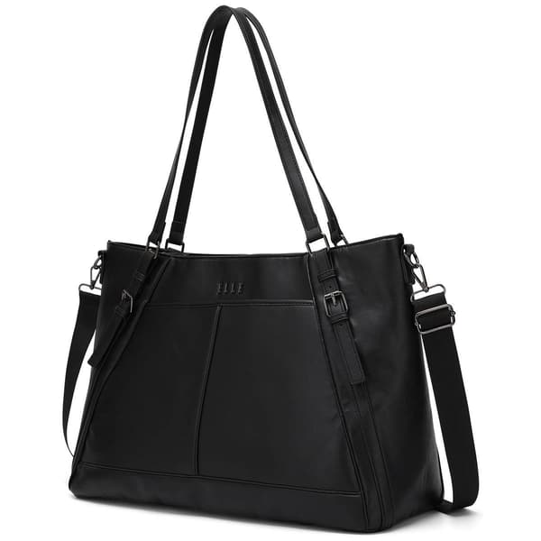 ELLE Leisure Luxe Vegan Leather Weekender Tote Bag