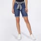 Womens Angels Forever Young Everflex Belted Bermuda Denim Shorts - image 1