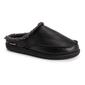 Mens MUK LUKS(R) Faux Leather Clog Slippers - image 1