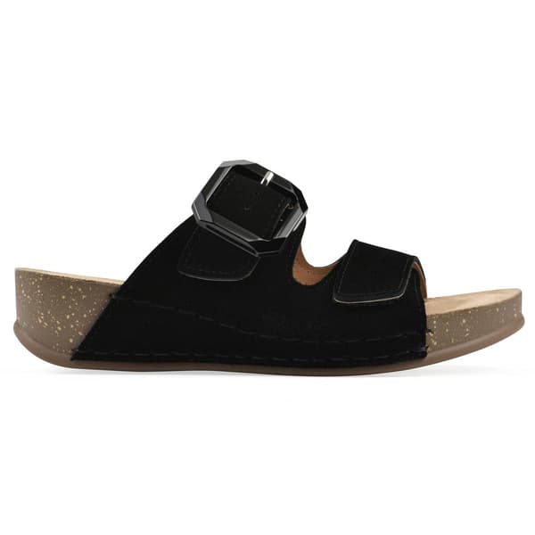 Womens White Mountain Fearful Slide Sandals
