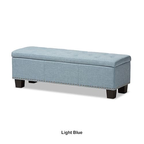 Baxton Studio Hannah Storage Ottoman Bench