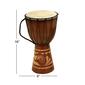 9th & Pike&#174; Brown Mahogany Large Drum Sculpture - image 5