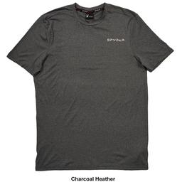 Mens Spyder Performance Heather Crew Neck Tee