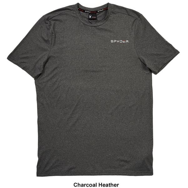 Mens Spyder Performance Heather Crew Neck Tee