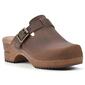 Womens White Mountain Behold Leather Clogs - image 1