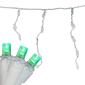 Northlight Seasonal 6ft. Green LED Icicle Christmas Lights - image 1