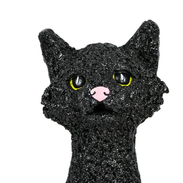 National Tree 32in. Halloween Black Cat and Pumpkin Stack Décor