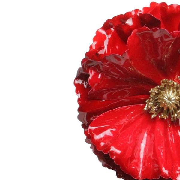 Northlight Seasonal Contemporary Poppy Christmas Clip