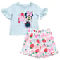 Toddler Girl Disney Minnie Berry Fun Shorts Set - image 1