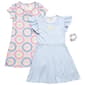 Girls (7-16) Sweet Butterfly(R) 2pk. Daisy Stripe/Medallion Dresses - image 1