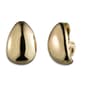 Anne Klein Gold-Tone Clip On Stud Earrings - image 1