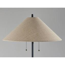 Adesso Palmer Walnut Floor Lamp