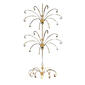 Kurt S. Adler 33in. Metal Gold Ceiling Suspended Tree - image 1