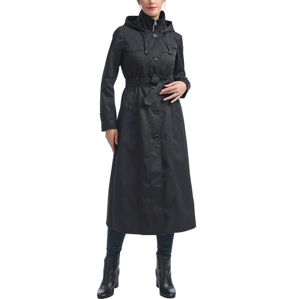 Womens BGSD Waterproof Hooded Long Rain Coat Boscov s