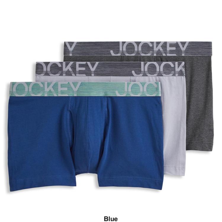 Mens Jockey® 3pk. Active Stretch Boxer Briefs