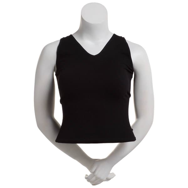 Juniors Plus One Step Up Seamless Wear Two Ways Tank Top