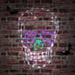 National Tree 37in. Halloween Lighted Skull Wall D&#233;cor - image 3