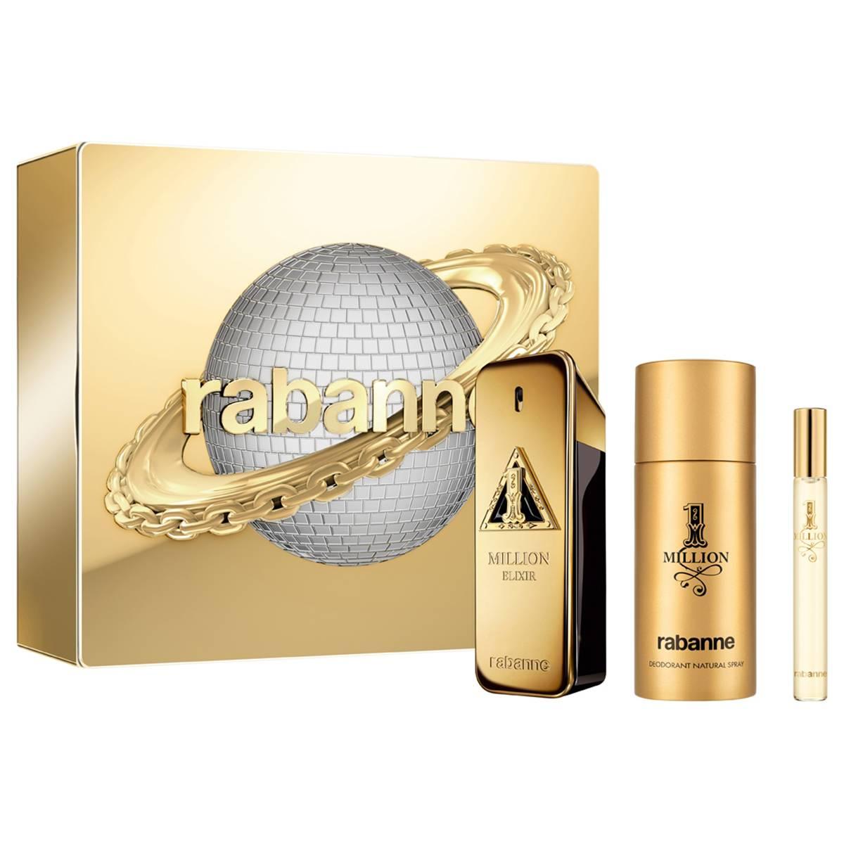 Rabanne 1 Million Elixir Parfum Intense 3pc. Holiday Gift Set