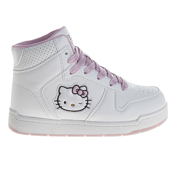 Little Girls Hello Kitty® Vintage High Top Fashion Sneakers