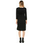 Womens Times Two Maternity 3/4 Sleeve Solid Wrap Dress - image 2